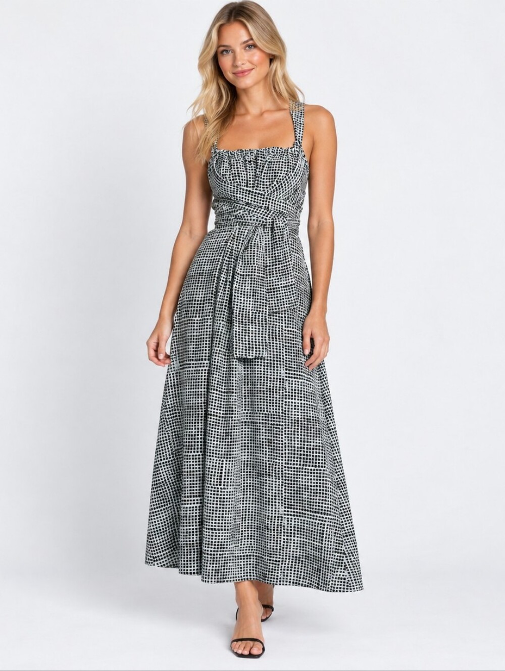Proenza Schouler White Label Flou Wrap Dress Sz6 Quiet Luxury Contemporary Maxi